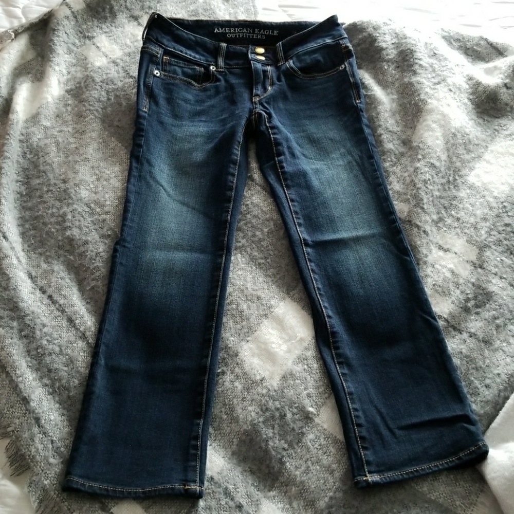 American Eagle Artist crop jeans